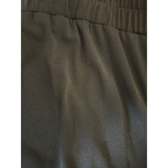 Michael Kors Wide Leg Pants Crepe Pull on Pants Black Sz 1X - Picture 2 of 4